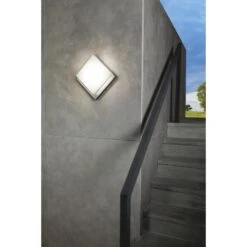 EGLO Infesto 1 - Buitenverlichting - LED - Wand/Plafondlamp -RVS- Wit -Leenbakker Winkel 1000077679 0104