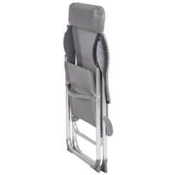 Tectake - Kampeerstoelen - Campingstoel - Tuinstoel - Set Van 4 - Grijs -Leenbakker Winkel 1000078034 0103