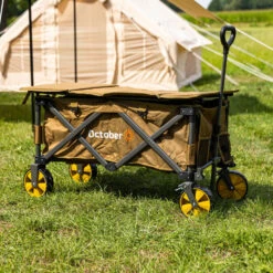 Inklapbare Trolley Bolderkar Bruin 90x50x55 Cm - 90x50x55 Cm - Aluminium - Bruin -Leenbakker Winkel 1000078225 0101