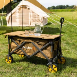 Inklapbare Trolley Bolderkar Bruin 90x50x55 Cm - 90x50x55 Cm - Aluminium - Bruin -Leenbakker Winkel 1000078225 0102