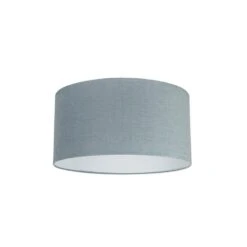 QAZQA Stoffen Lampenkap Lichtblauw 50/50/25