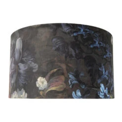 QAZQA Velours Lampenkap Bloemen Dessin 35/35/20 Gouden Binnenkant 7 QAZQA Velours Lampenkap Bloemen Dessin 35/35/20 Gouden Binnenkant -Leenbakker Winkel 1000078813 0103