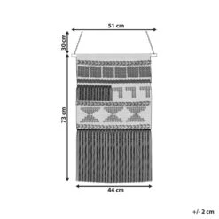 Beliani Wanddecoratie KAMOKE - Beige Katoen -Leenbakker Winkel 1000079489 0103