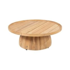 4SO Pablo Koffietafel - Teakhout - Ø80 Cm -Leenbakker Winkel 1000080792 0102