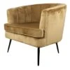 DS4U® Norah Fauteuil Velvet - Stof - Goudkleurig