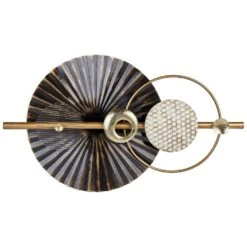 Beliani Wanddecoratie RUTHENIUM - Zwart Ijzer