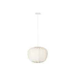 Giga Meubel Hanglamp Wit - 38x38x80 122cm - Polyester - Lamp Shem