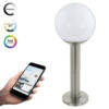 EGLO connect.z Nisia-Z Smart Sokkellamp Buiten- E27 - 52,5 cm - Grijs