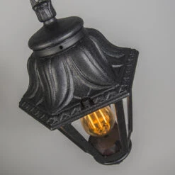 QAZQA Landelijke Buitenhanglamp Zwart IP44 - Anna -Leenbakker Winkel 1000084686 0103