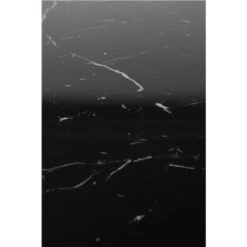 Giga Meubel Eettafel - Metaal - Zwart - MDF - Ø110cm - Tafel Maru -Leenbakker Winkel 1000084983 0103