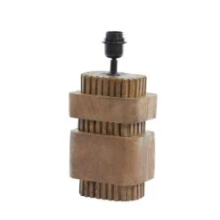 Lampvoet Sakura - Bruin - 17x13x37cm -Leenbakker Winkel 1000085343 0110