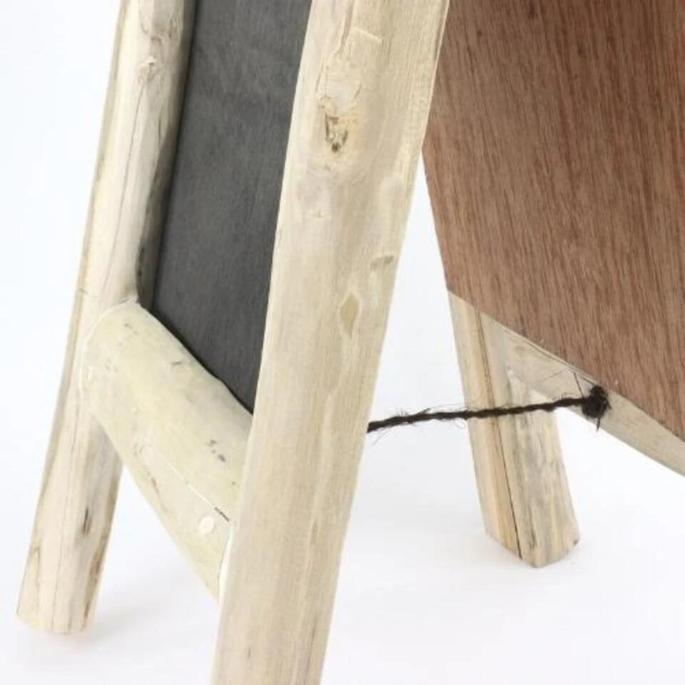 Orange85 Schoolbord Krijtbord Staand Zwart 70x40x37cm Hout Tekenbord 3 Orange85 Schoolbord Krijtbord Staand Zwart 70x40x37cm Hout Tekenbord - Afbeelding 3