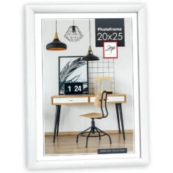 Zep Fotolijstje - Wit - Kunststof - Voor Foto Van 20 X 25 Cm