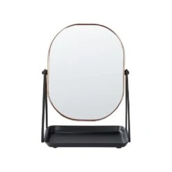 Beliani Make-up Spiegel CORREZE - Roségoud Metaal
