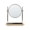 Beliani Make-up Spiegel FINISTERE - Goud Ijzer, Glas