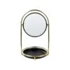 Beliani Make-up Spiegel INDRE - Goud Ijzer, Glas
