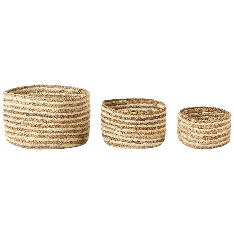 Beliani Mand KAHU - Natuurlijk Jute 1 Beliani Mand KAHU - Natuurlijk Jute