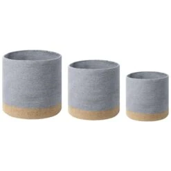 Beliani Mand BASIMA - Beige Katoen