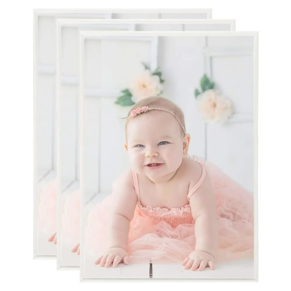 VidaXL Fotolijsten 3 St Voor Wand Of Tafel 29,7x42 Cm MDF Zilverkleur 1 VidaXL Fotolijsten 3 St Voor Wand Of Tafel 29,7x42 Cm MDF Zilverkleur