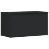 VidaXL Opbergkist 84x42x46 Cm Bewerkt Hout Zwart