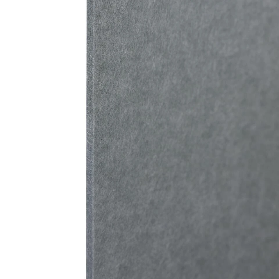 Akoestisch Wandpaneel PET-vilt - 100x100 Cm - Grijs 3 Akoestisch Wandpaneel PET-vilt - 100x100 Cm - Grijs - Afbeelding 3