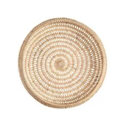 Beliani Decoratieve Schaal INDRAGIRI - Natuurlijk Rotan -Leenbakker Winkel 1000088180 0103