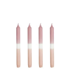 Mica Decorations Dip-dye Dinerkaars - Set Van 4 - H25 Cm - Roze