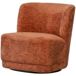 WOOOD Atty Draaifauteuil - Polyester - Bloesem - 75x74x65