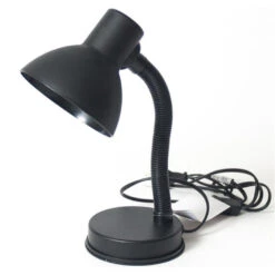 Gerimport Bureaulamp - Zwart - Buigbaar - Leeslamp - 16 X 30 Cm