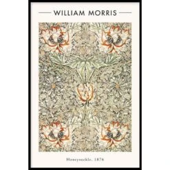 Walljar - William Morris - Honeysuckle II - Poster Met Lijst / 50 X 70 Cm