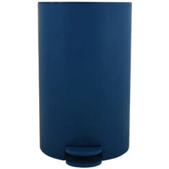 Uitgelichte producten 15 MSV Kleine Badkamer/toilet Pedaalemmer - Marine Blauw - 3L - 15 X 27cm
