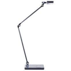 Beliani Bureaulamp LACERTA - Zwart Aluminium