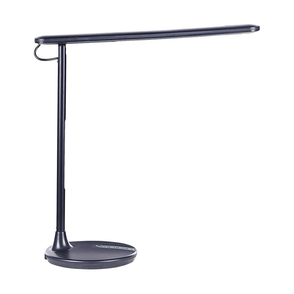 Beliani Bureaulamp DRACO - Zwart Aluminium 1 Beliani Bureaulamp DRACO - Zwart Aluminium