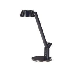 Beliani Bureaulamp CHAMAELEON - Messing Staal, Ijzer