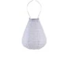 Lumiz - Solar Lampion Paisley Tulip - 20 Cm - Silver