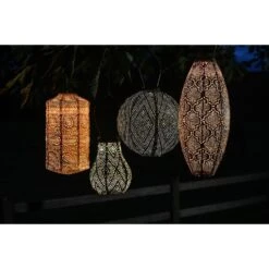 Lumiz - Solar Lampion Ikat Bulb - 16 Cm - Oranje -Leenbakker Winkel 1000092657 0102