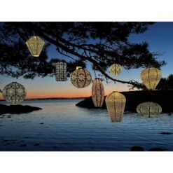Lumiz - Solar Lampion Ikat Bulb - 16 Cm - Oranje -Leenbakker Winkel 1000092657 0103