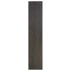 Set Van 2 Premium Wandpanelen Houtskool - Grijs Vilt - MDF - Houtskool