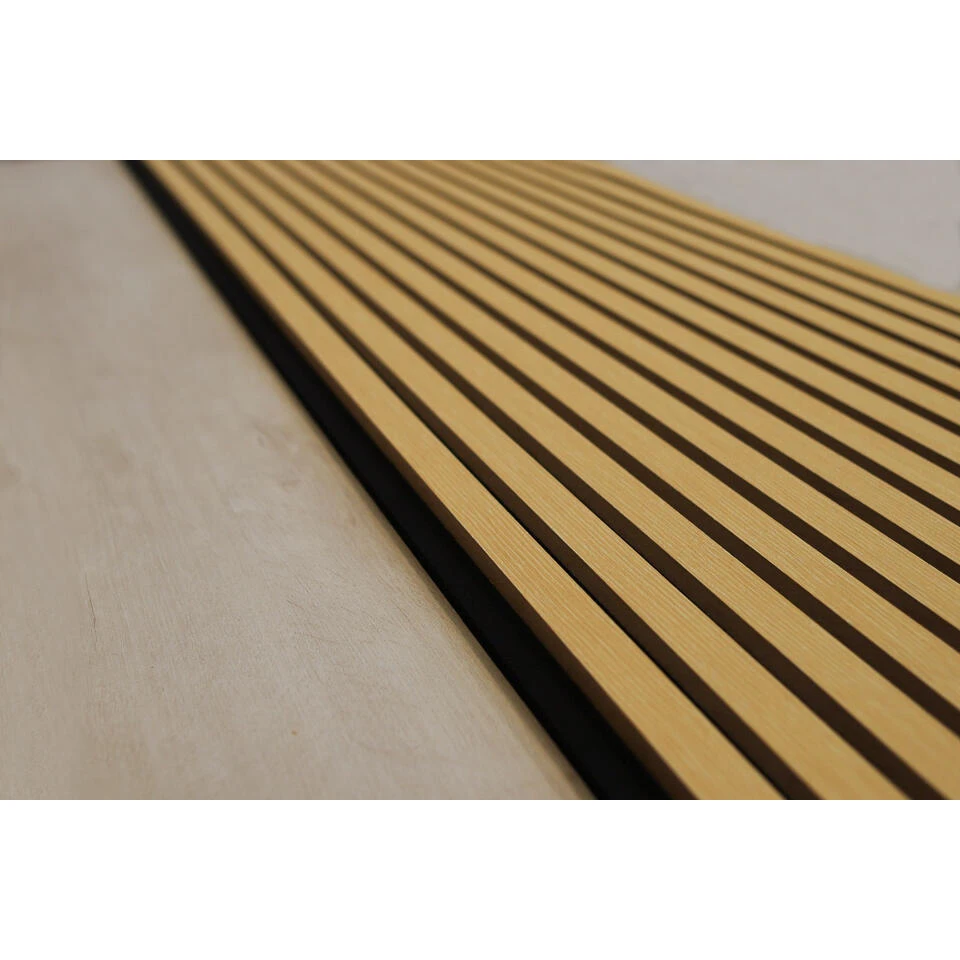 Premium Wandpaneel Naturel - Zwart Vilt - MDF - Bruin 3 Premium Wandpaneel Naturel - Zwart Vilt - MDF - Bruin - Afbeelding 3
