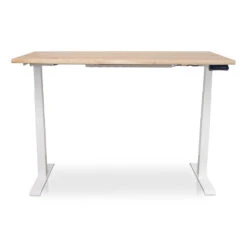 MRC Zit-sta Bureau Massief Boomstam Blad 140x80 Wit Frame NEN-EN 527 6 MRC Zit-sta Bureau Massief Boomstam Blad 140x80 Wit Frame NEN-EN 527 -Leenbakker Winkel 1000094012 0102