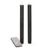 Anna's Collection LED Dinerkaarsen - 2x - Zwart - 23 Cm