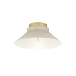 EGLO Moharras Plafondlamp - E27 - Ø 40 Cm - Beige/Bruin - Hout