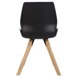 CLP Set Van 2 Eetkamerstoelen Luna Kunststof Zwart -Leenbakker Winkel 1000095310 0103