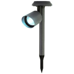 Lumineo Solar Prikspot/tuinspot - Metaal - Zwart - H26 Cm
