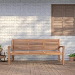 CLP Teakbank Halden 200 Cm -Leenbakker Winkel 1000095885 0102
