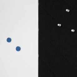 Akoestisch Wandpaneel PET-vilt - 100x100cm - Visgraat Motief Zwart -Leenbakker Winkel 1000096531 0102