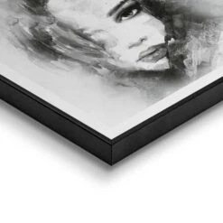 Schilderij Vrouw 50x50 Cm Zwart-Wit -Leenbakker Winkel 1000096684 0103