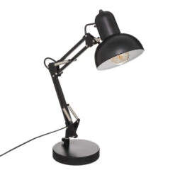 Atmosphera Tafellamp/bureaulamp Design Light Classic - Zwart - 56 Cm