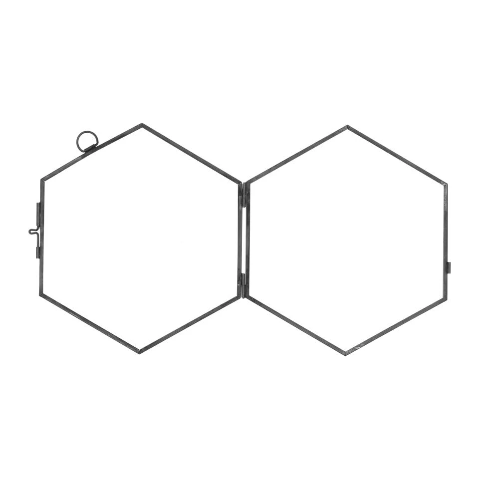 QUVIO Fotolijst Robuust - Hexagon - Metaal - Antraciet 3 QUVIO Fotolijst Robuust - Hexagon - Metaal - Antraciet - Afbeelding 3