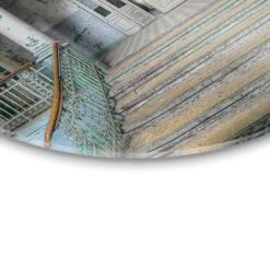 Glasschilderij Ziekenhuis Trap Ø 50 Cm Blauw -Leenbakker Winkel 1000097284 0103